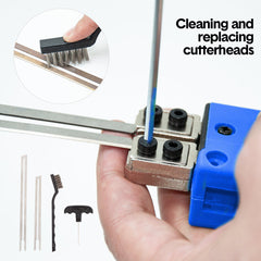 150W Electric Foam Hot Knife Foam Board Cutter Tool Kit Styrofoam Foam Cutting Machine for Foam Board Insulation with Blade Brush and Storage Case AU Plug