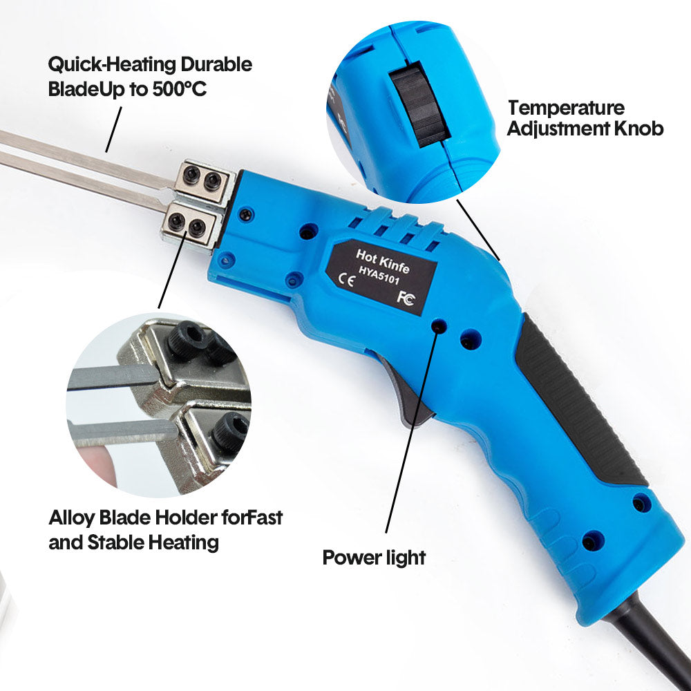 150W Electric Foam Hot Knife Foam Board Cutter Tool Kit Styrofoam Foam Cutting Machine for Foam Board Insulation with Blade Brush and Storage Case AU Plug