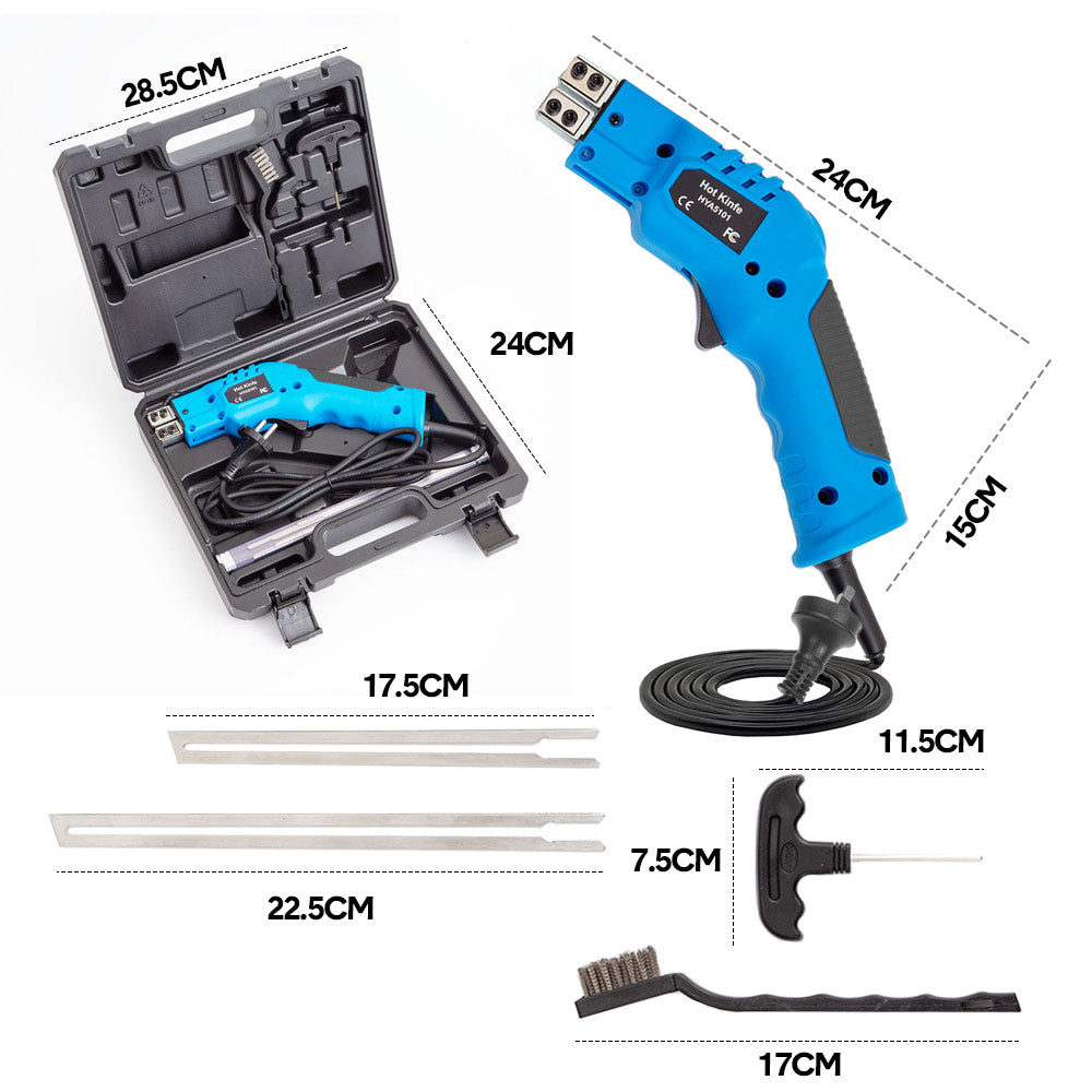 150W Electric Foam Hot Knife Foam Board Cutter Tool Kit Styrofoam Foam Cutting Machine for Foam Board Insulation with Blade Brush and Storage Case AU Plug