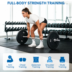 120cm EZ Curl Bar 25mm Standard Steel Weightlifting Bar Non-slip Knurled Handle with Spin Locks for Home Gym Bicep Triceps Strength Training 50kg Capacity