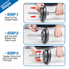 120cm EZ Curl Bar 25mm Standard Steel Weightlifting Bar Non-slip Knurled Handle with Spin Locks for Home Gym Bicep Triceps Strength Training 50kg Capacity
