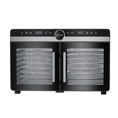 Devanti 16 Trays Food Dehydrator Dual-Zone Stainless Steel