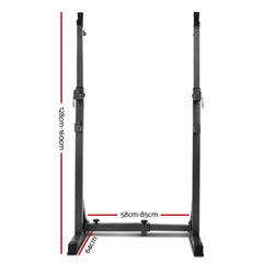 Everfit Weight Bench Adjustable Squat Rack Home Gym Equipment 300kg