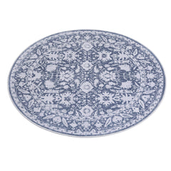 Artiss 120 cm Roung Rugs for Living Room Pad-Free Dense Dot Backing Stops Slipping & Robot Vacuum Friendly, Vintage Carpet for Reading Nook Dining Area, 100% Polyester Washable
