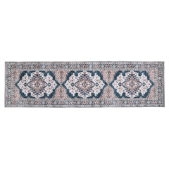 Artiss 80 x 300 cm Washable Runner Area Rug No Hard Glue Quilt-Like Soft for Home Decor, 0.5cm Ultra-Thin Pet Friendly Bohemian Medallion Bedroom Carpet