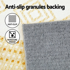 Artiss Rug 200x290cm Area Rug Washable Mat Large Carpet Soft Short Pile Ella