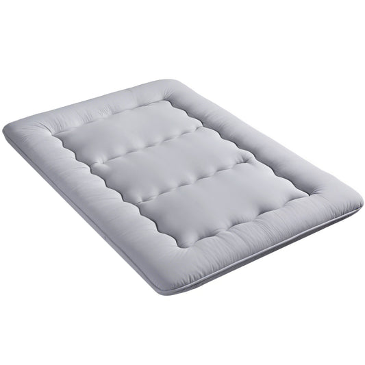 Giselle Bedding 10cm Japanese Floor Mattress Foldable Futon Mattress Washable Cover Straps