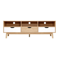 Artiss TV Cabinet Entertainment Unit Stand Wooden Storage 140cm Scandinavian