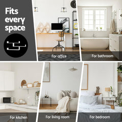 Artiss Floating Wall Shelf 3 Tier White