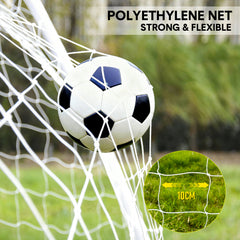Portable Soccer Goal with Strong PVC Frame and Durable Net for Backyard Park Kids Practice Youth Training Equipment Home Leisure Football Goal 45x90x182cm