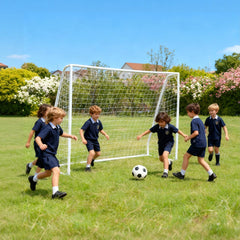 Portable Soccer Goal with Strong PVC Frame and Durable Net for Backyard Park Kids Practice Youth Training Equipment Home Leisure Football Goal 45x90x182cm