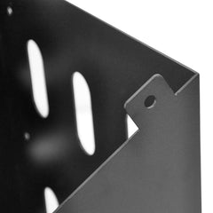 Alpen Outdoor Jerry Can Holder 2.5mm Thickness Aluminium Alloy Cover Easy Access 20L Fuel Tank For Camping Caravans 4WD Trailer Canopy Camper L38xD40xW21cm Black