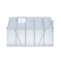 Green Fingers Greenhouse Aluminium Polycarbonate Premium Garden Storage Shed 3.1Mx1.9Mx2.0M