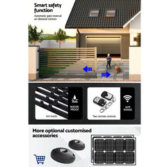 LockMaster Automatic Sliding Gate Opener Kit 6M 1800KG