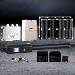 LockMaster Single Swing Gate Opener 500KG 40W Solar Panel