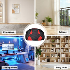 Gaming Bean Bag Chair Cover Large Floor Video Gaming Chair Cover Durable Oxford Cloth with High Back and Side Pockets For Adults Kids Teens No Fillings