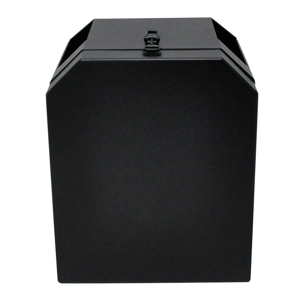 Alpen Outdoor Gas Bottle Holder Box 2.5mm Thickness 4KG Aluminium Gas Bottle Protective Holder Gas Cylinder Cage with Lockable Over Centre Latch Outdoor Camping Canopy Black
