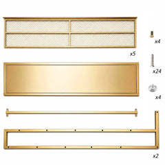 5 Layers Floor Display Rack Steel Wire Organizer with Anti-Slip Slanted Shelves and Stable Base for Retail Shop Fused Beads Candy Snack Sample Organization