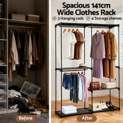 Artiss Wardrobe Clothes Rack Closet 181cm