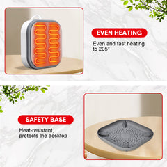 Portable Heat Press Machine 9x9Inch DIY LED Heat Press with Timer and Precise Temperature Control for T-Shirts Tote Bags Hats Quick Heating Transfer