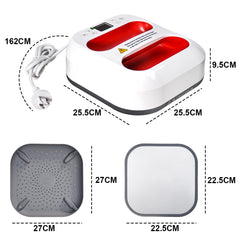 Portable Heat Press Machine 9x9Inch DIY LED Heat Press with Timer and Precise Temperature Control for T-Shirts Tote Bags Hats Quick Heating Transfer