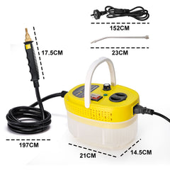 2500W Handheld Steam Cleaner High Temperature Steamer Portable High Pressure Cleaning Machine with Water Tank and Brushes for Kitchen Bathroom Cleaning