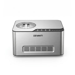 Devanti 2L 2-in-1 Ice Cream & Yogurt Maker Machine No Pre-Freezing Homemade Gelato Sorbet