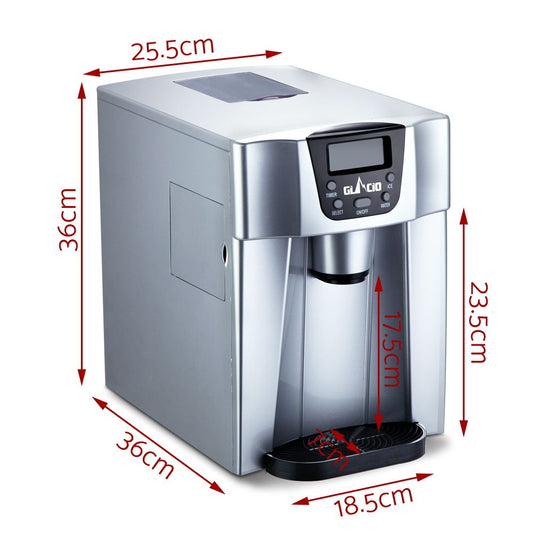 Devanti 12kg Ice Maker Machine with Water Dispenser