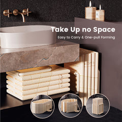 1.2m Folding Bathtub Large Durable PVC Inflatable Bath Tub Maintains Hot and Cold Temperature for Adult Family Gym Bath Collapsible Space Saving Yellow