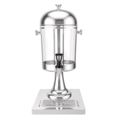 5-Star Chef 8L Beverage Juice Dispenser Tap Ice Tube Single Drip Tray