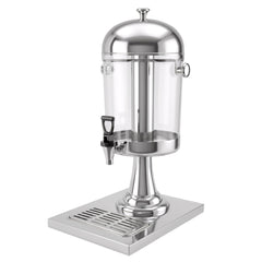 5-Star Chef 8L Beverage Juice Dispenser Tap Ice Tube Single Drip Tray