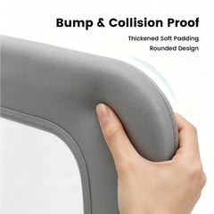 2m Baby Bed Rail Guard 63-76cm Height Adjustable Safety Side Guardrail Collision Protection for Toddlers Universal Fit for Most Bed Types and Mattresses