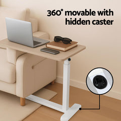 Artiss Laptop Desk Height Adjustable Mobile Workstation Computer Desks 70CM