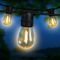 23m LED Festoon String Lights Christmas Decorations Wedding Party Outdoor Garden