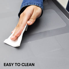 3 Tier Service Cart 1m Length Large Rolling Trolley with Handles and Swivel Wheels for Cafe Restaurant Kitchen Food Serving Catering 120kg Capacity Utility Cart