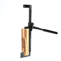 Wall Mounted Log Splitter for Firewood Heavy Duty Steel Manual Kindling Cutter Split up to 35cm with Ergonomic Handle for Indoor Fireplace Outdoor Use