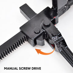 Wall Mounted Log Splitter for Firewood Heavy Duty Steel Manual Kindling Cutter Split up to 35cm with Ergonomic Handle for Indoor Fireplace Outdoor Use