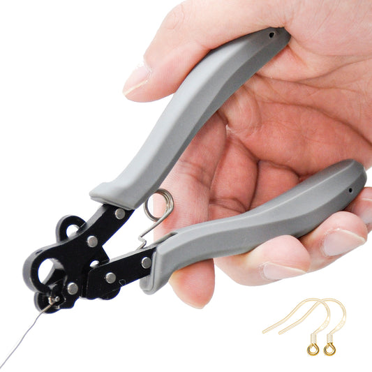 One Step Looper Plier 1.5mm Looper to Create and Trim Consistent Loops for Making Various Jewellery Wire Loops Use With 0.3–1.5mm Craft Wire DIY Tool