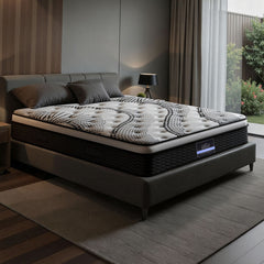 Giselle Bedding 32cm Mattress Euro Top Queen