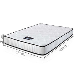 Giselle Bedding 21cm Mattress Tight Top Double