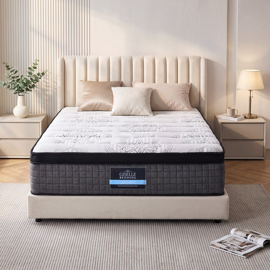 Giselle Bedding 34cm Mattress 9 Zone Latex Foam King