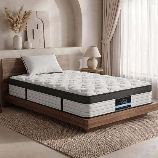 Giselle Bedding 31cm Mattress Euro Top King Single