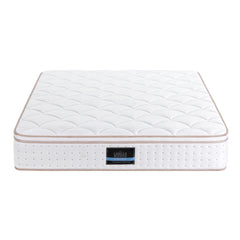 Giselle 30cm Double Spring Mattress Tencel Cover 5-Zone Firm Back Support