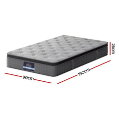 26cm Giselle Mattress Single Latex Foam Mattresses