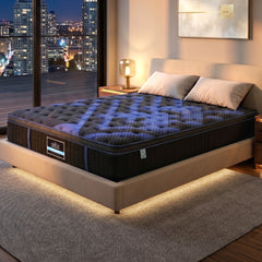 Giselle 34cm King Hybrid Mattress with Cooling Gel Memory Foam and Edge Support