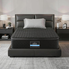 Giselle Bedding Mattress 34cm 5-Zone Pocket Spring Egg-crate Memory Foam King Single