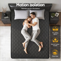 Giselle Bedding Mattress 34cm 5-Zone Pocket Spring Egg-crate Memory Foam Queen