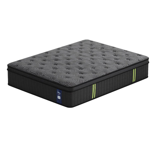 Levitex King Mattress 34 cm 5-Zone Pressure Relief  Pocket Spring with Reinforced Edge Support & Breathable Gel Memory Foam Hybrid Mattress