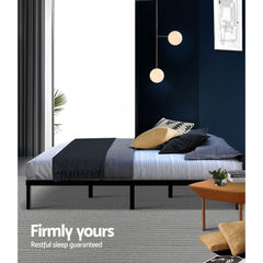 Artiss Bed Frame Double Size Metal Bed Frame TED