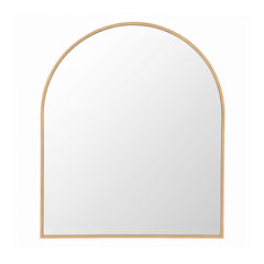 Embellir Arch Wall Mirror, Decorative Gold Frame Mirrors, 86x81cm Bathroom Vanity Mirror, Slim Frame for Living Room Entryway Bedroom Decor